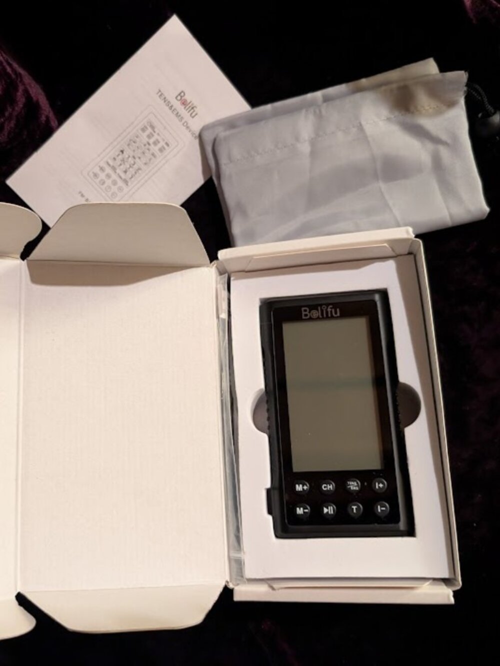 Belifu Dual Channel TENS Electro Magnetic Nerve Stimulator Unit (EMS) - new